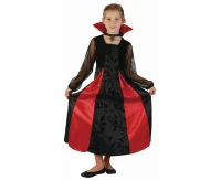 Role play-set for child Devil Vamipress (dress, collar), size 120/130 cm